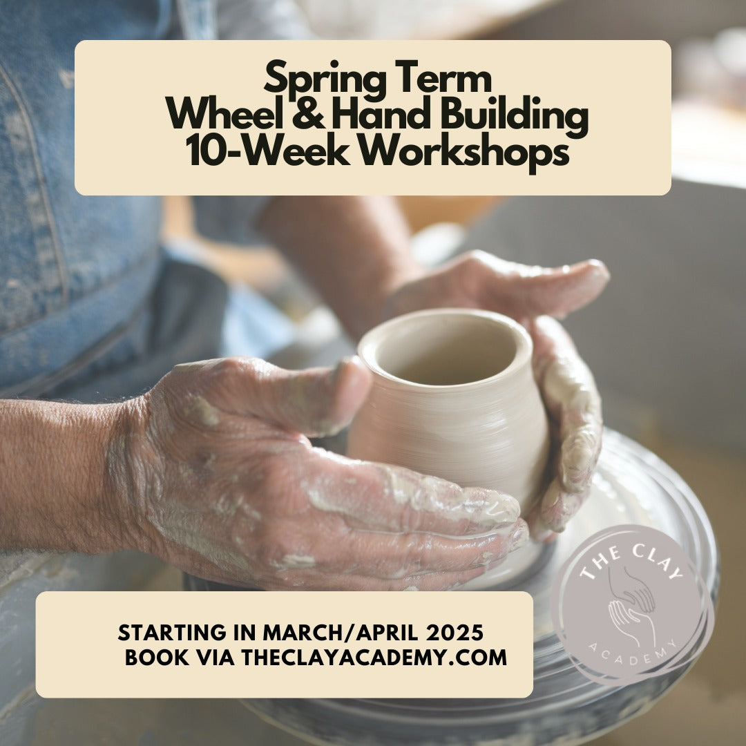10 Week Wheel Throwing Pottery Course - Winter Term Starting W/C 12th January 2026