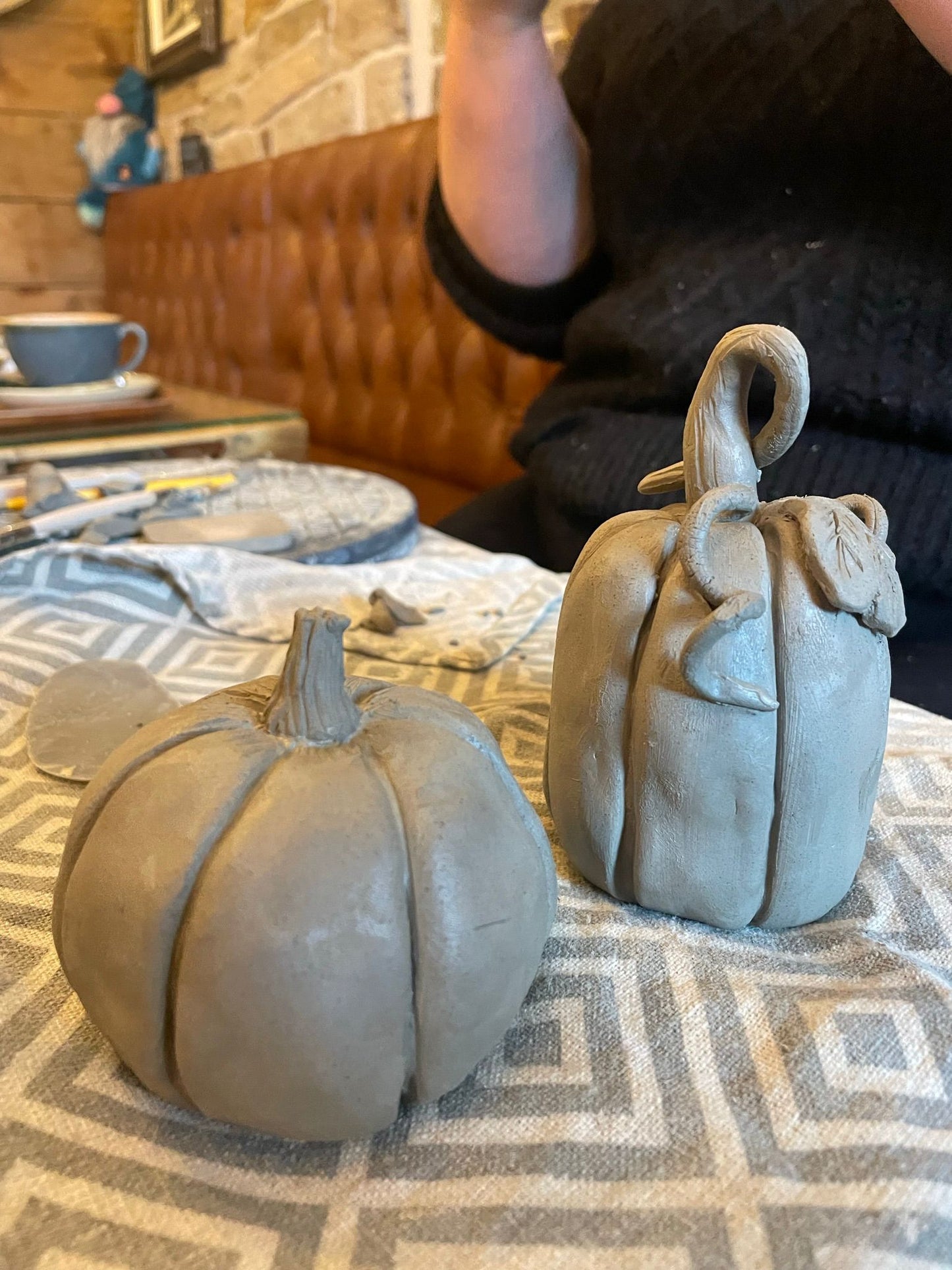 Make a Ceramic Pumpkin Workshop  @ The Drop Off in Edenfield Saturday 26th October 13.00 - 15.00