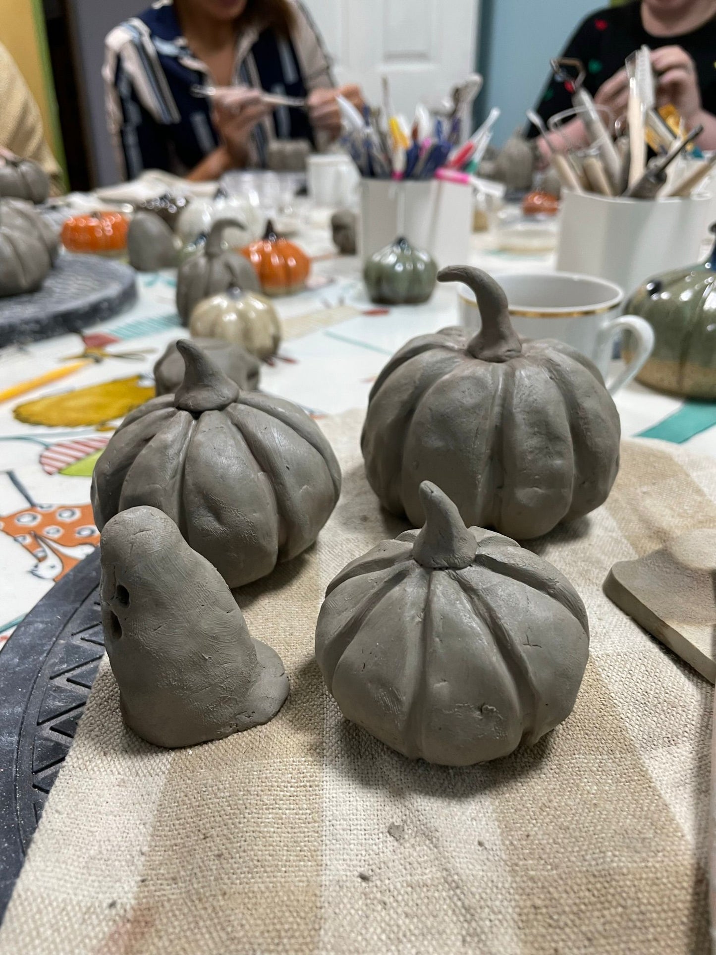 Make a Ceramic Pumpkin Workshop  @ The Drop Off in Edenfield Saturday 26th October 13.00 - 15.00